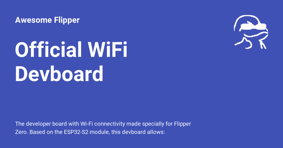  WiFi Devboard for Flipper Zero : Tools & Home Improvement